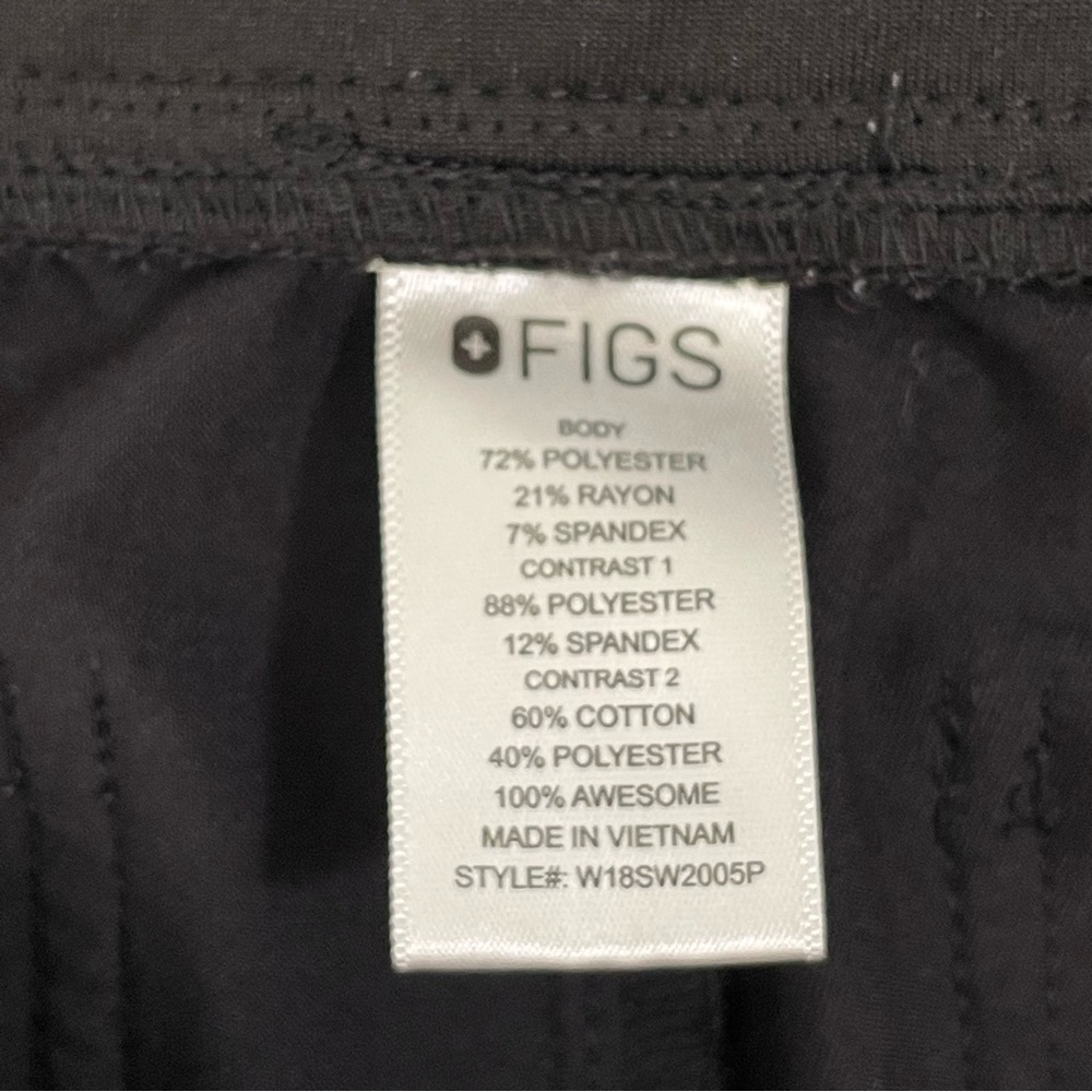 Figs Zamora Jogger Scrub Pants Black XSP - Picture 15 of 16